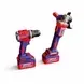 Kit combo inalámbrico 2 piezas 20V Industrial — amoladora 115 mm y taladro atornillador de impacto Varios ECKL20256-4