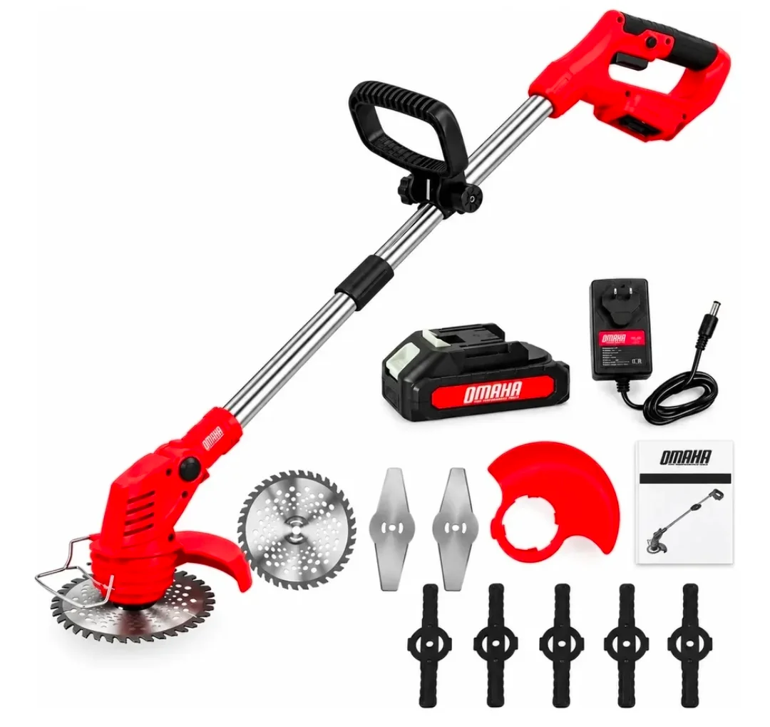 Bordeadora a batería 20V con kit completo  Omaha EDBAT-20