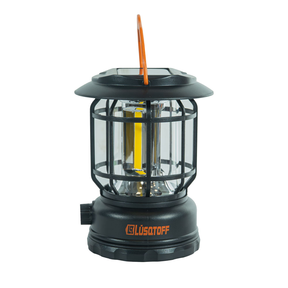 Farol LED de camping recargable con energía solar y carga USB Lüsqtoff LODO36