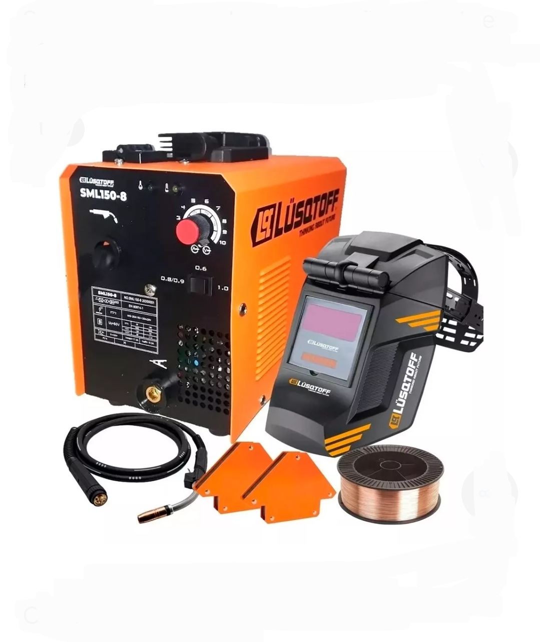 SOLDADORA INVERTER MIG FLUX SML 150-8 CON KIT DE REGALO Lüsqtoff sml 150-8
