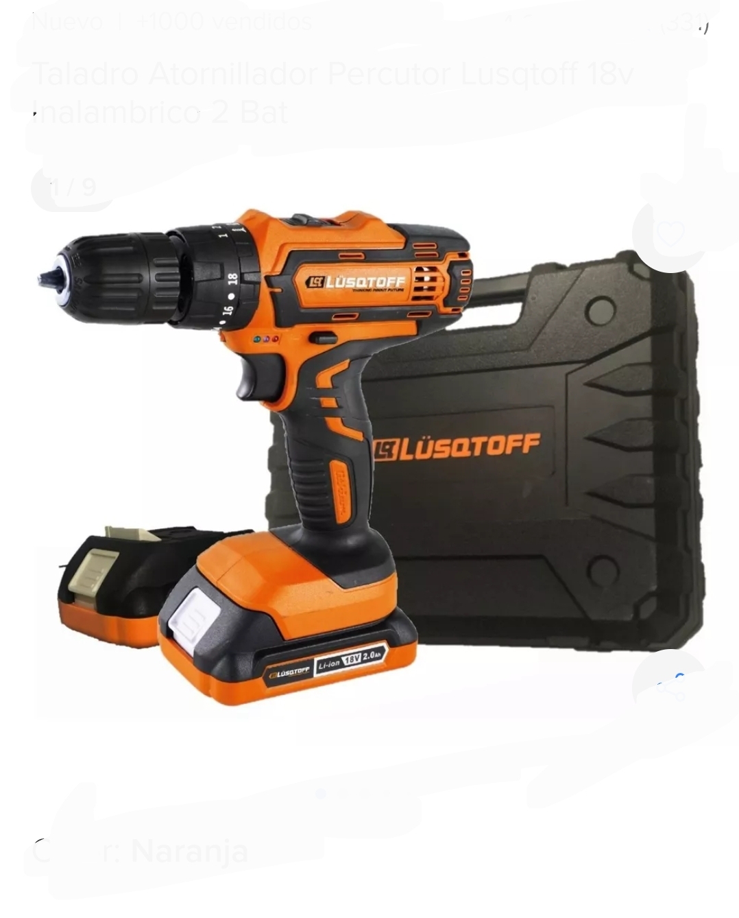 TALADRO CON PERCUTOR ATL18-8B 10mm Lüsqtoff atl18-8b