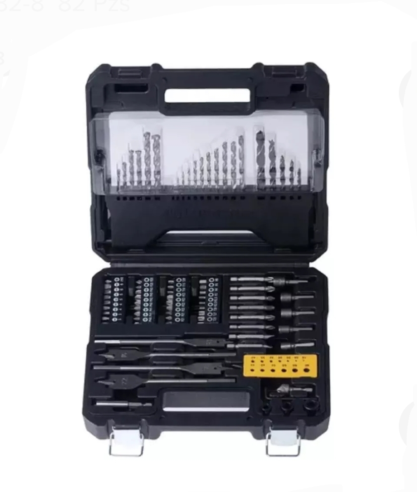 JUEGO DE ACCESORIOS MECHAS PARA TALADRO 82 PIEZAS JATL82-8 Lüsqtoff JATL82-8