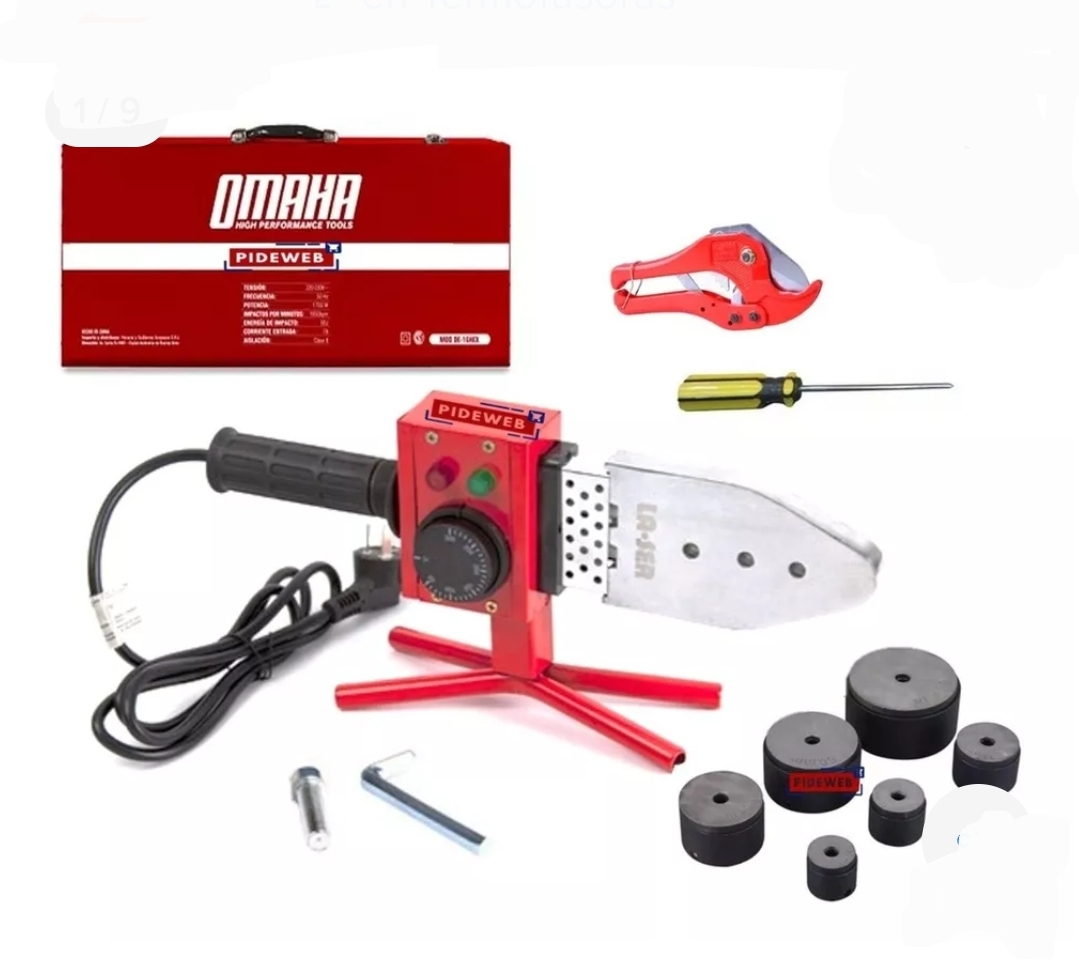 TERMOFUSORA ELECTRICA 1.500W Omaha TF-1500