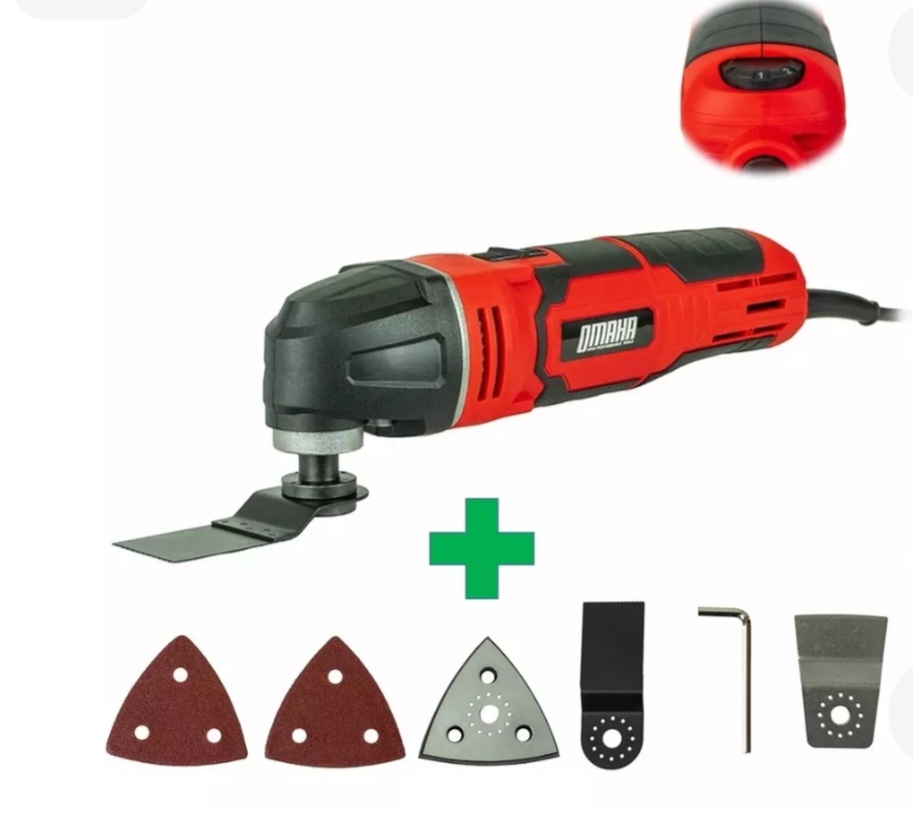 MULTICORTADORA OSCILANTE 350W CON ACCESORIOS  Omaha MC-350