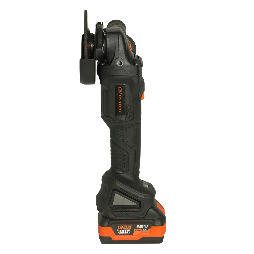 AMOLADORA ANGULAR INALAMBRICA 18V 2.0AMP BLACK SERIES Lüsqtoff AML115-9BK