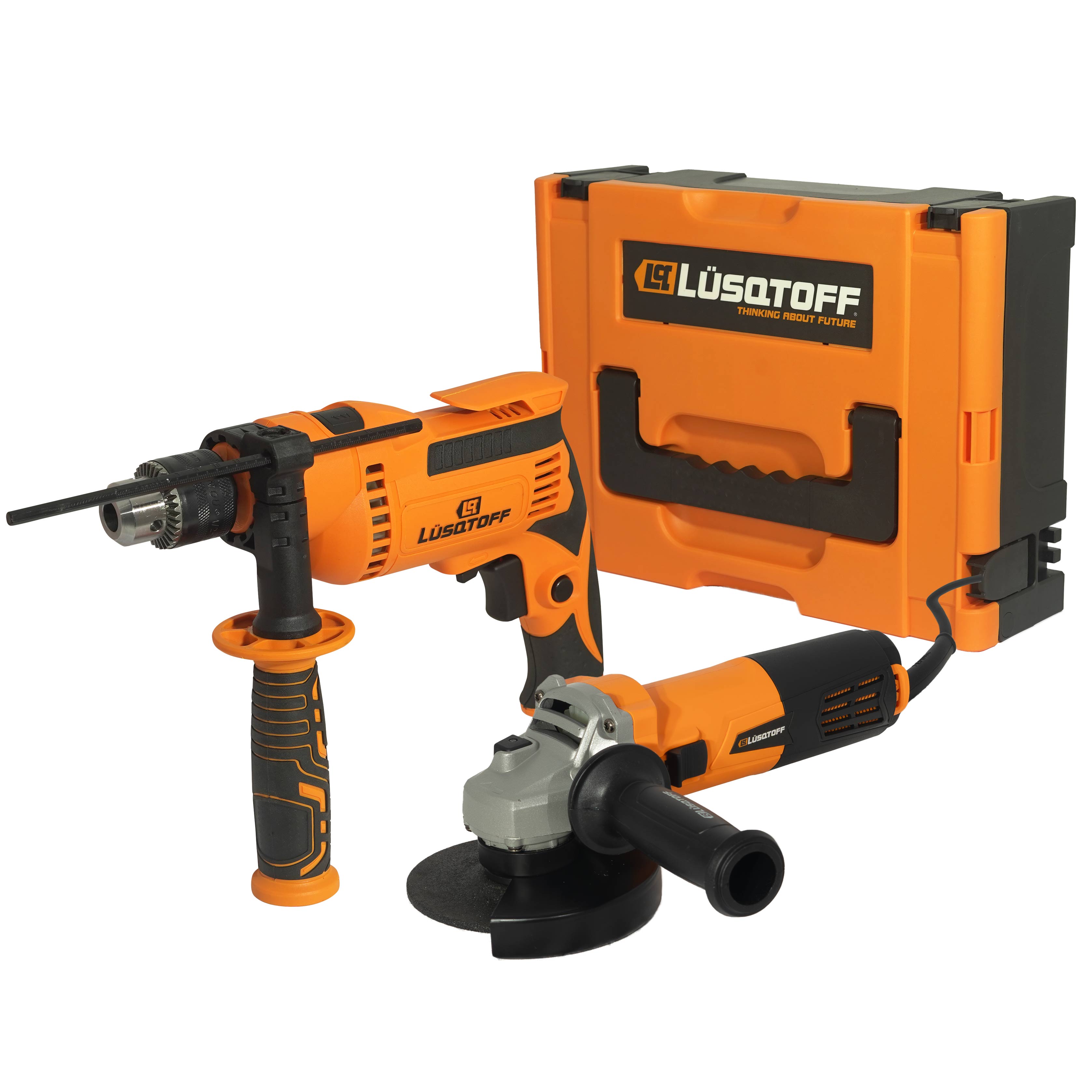 KIT AMOLADORA 115MM+TALADRO 13MM KATL-8 Lüsqtoff KATL-8