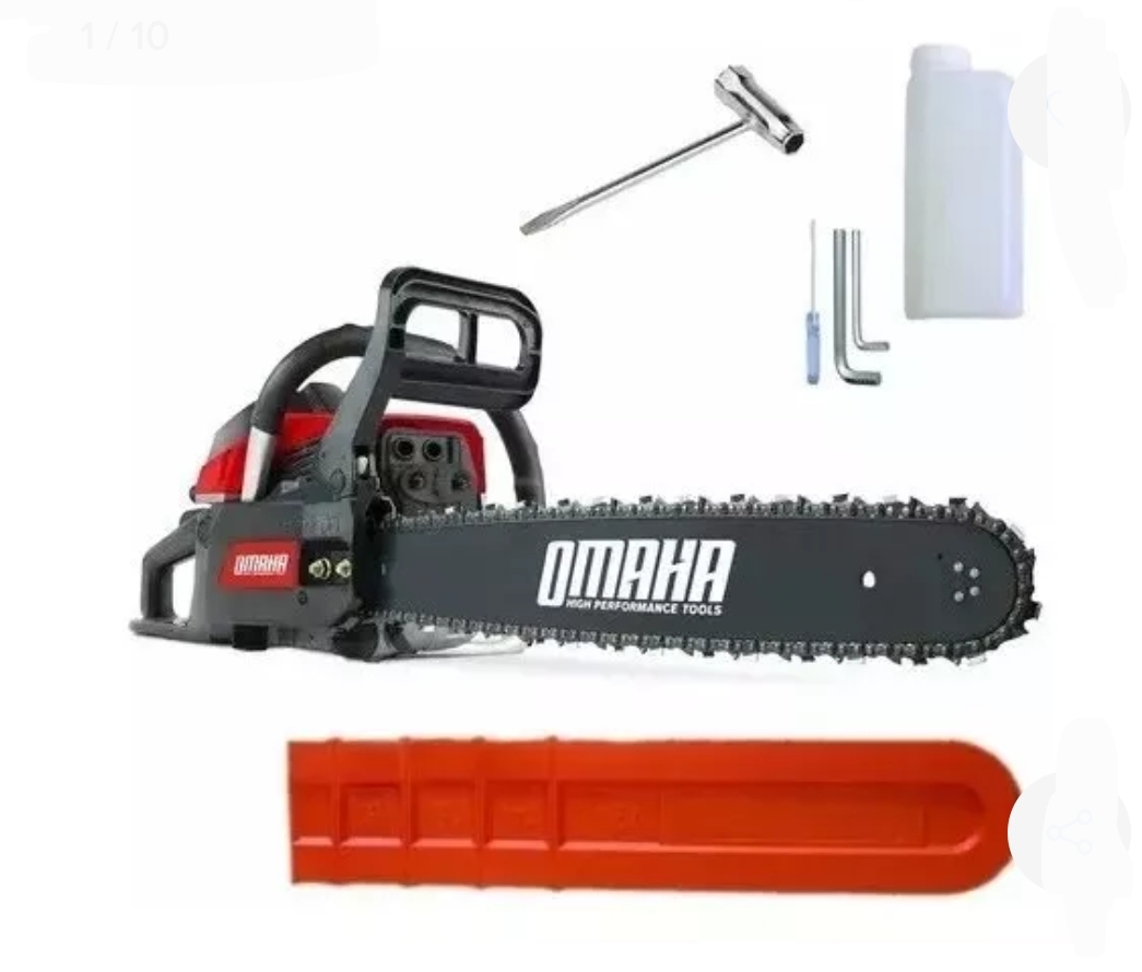 MOTOSIERRA NAFTERA  58CC 3.5HP PROFESIONAL Omaha MS58