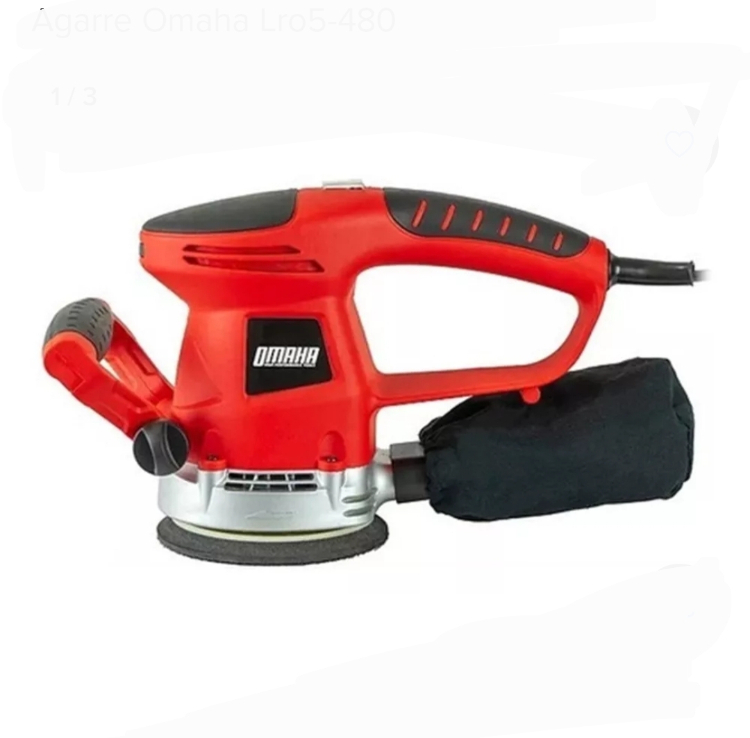 LIJADORA ROTO ORBITAL DOBLE AGARRE 480W Omaha LRO5-480