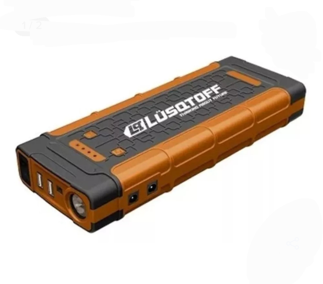 CARGADOR ARRANCADOR DE BATERIAS PORTATIL 12V AUTOS/CAMIONETAS/CELULARES Lüsqtoff PQ-500