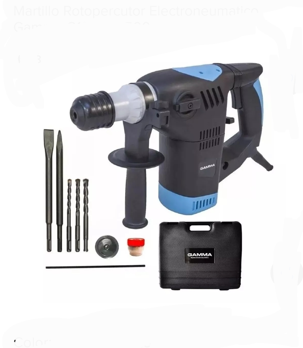 ROTOMARTILLO ELECTRONEUMATICO 1.500 W 32mm 7.5j Gamma G1951