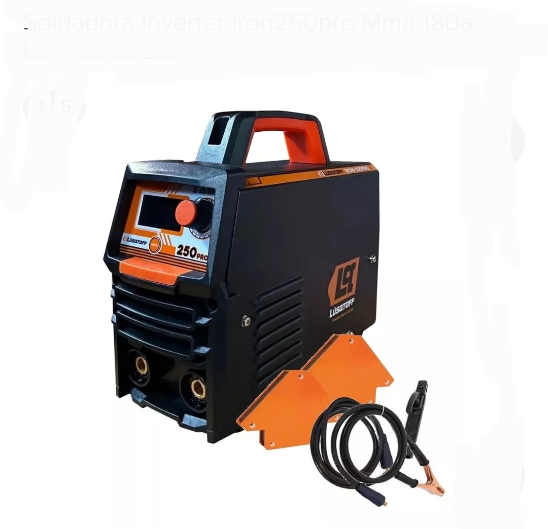 SOLDADORA INVERTER IRON 250 PRO 180 AMP  Lüsqtoff IRON 250-PRO
