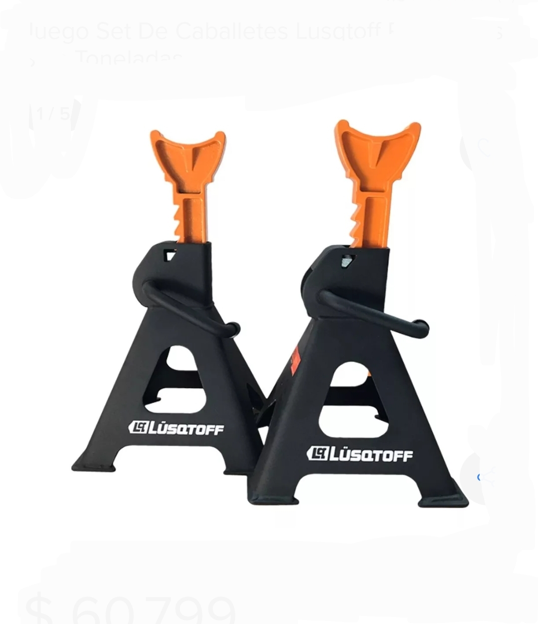 SOPORTES CABALLETES PARA AUTO 3 TONELADAS SAL3TON-7 Lüsqtoff SAL3TON-7