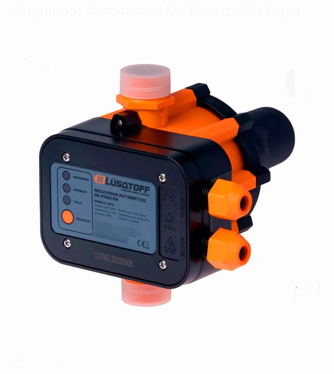 REGULADOR AUTOMATICO DE PRESION DE AGUA MPS-1 Lüsqtoff MPS-1