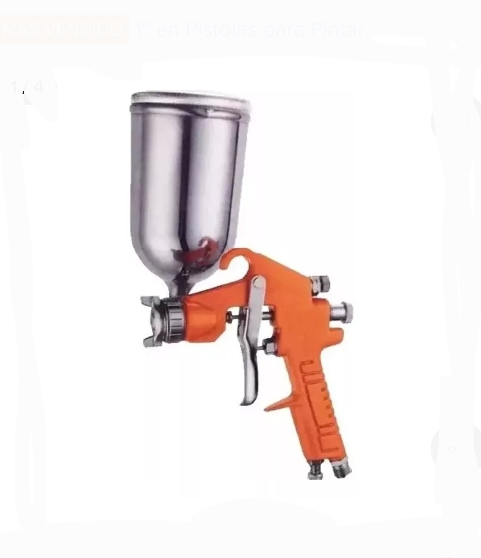 PISTOLA DE PINTAR ALTA PRESION CARGA SUPERIOR LATERAL W-71G Lüsqtoff W-71G