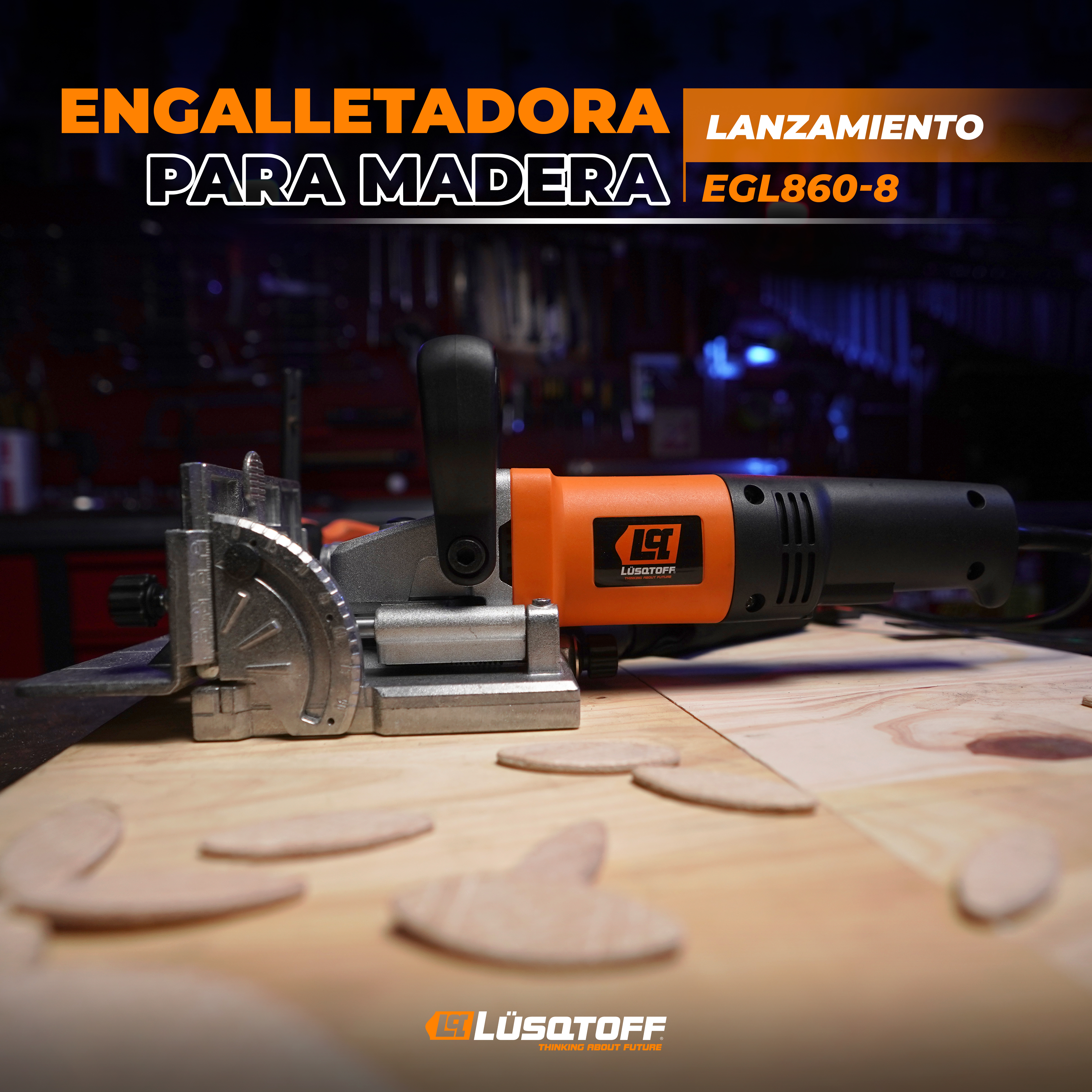 ENGALLETADORA RANULADORA FRESADORA 860w Lüsqtoff EGL860-8