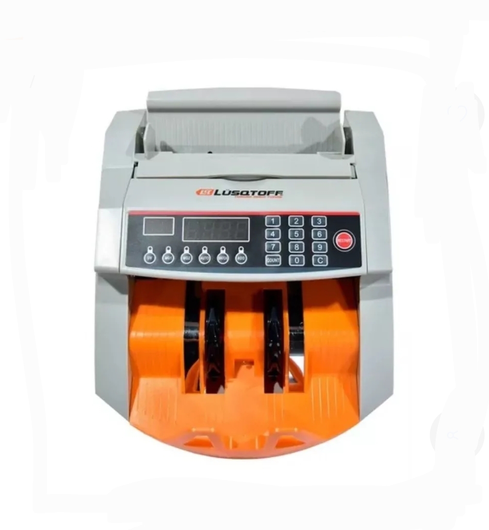 CONTADORA DE BILLETES CON DETECTOR BILLETES FALSOS Lüsqtoff CDBL50-7