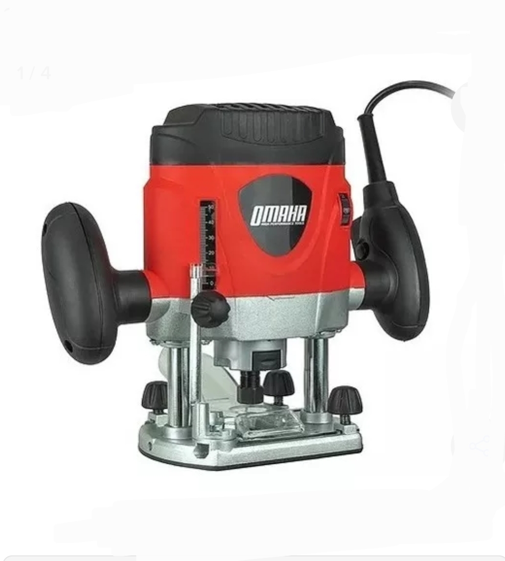 FRESADORA ROUTER 1.200W DE MANO DOBLE AGARRE Omaha MOD FR-1250