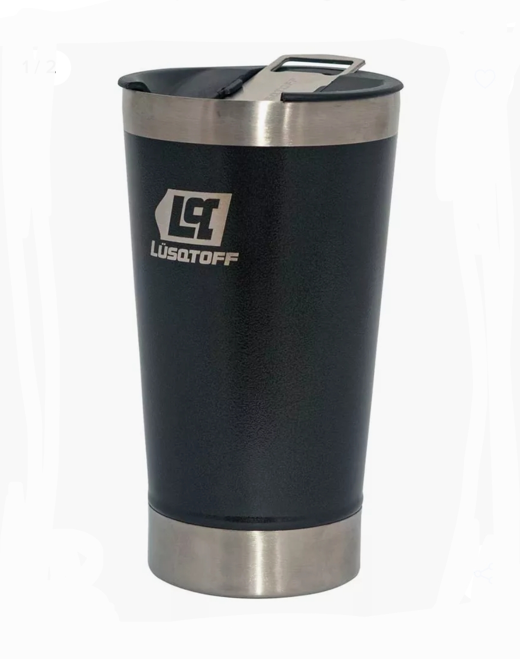 VASO TERMICO CON TAPA 530 ML VTL530-9B Lüsqtoff VTL530-9B