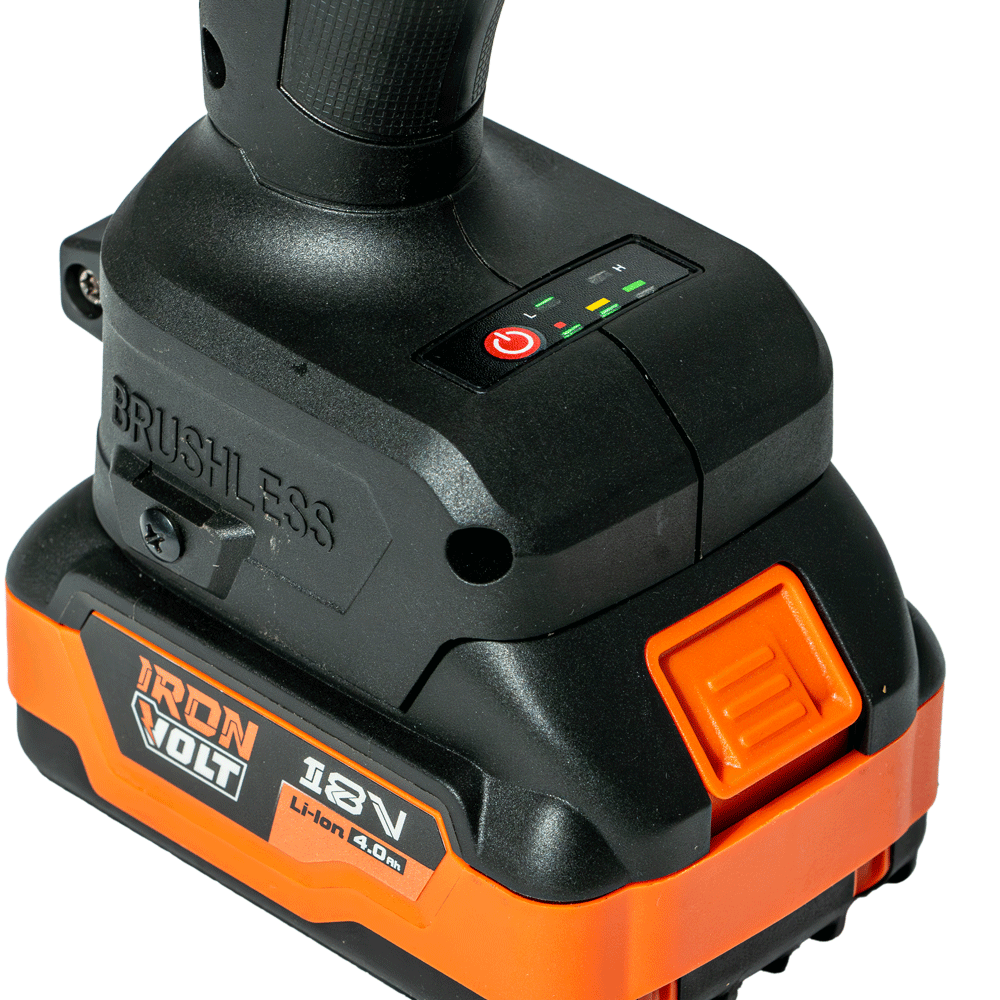 LLAVE DE IMPACTO INALAMBRICA 18 V 750 Nm 4.0 Ah BLACK SERIES Lüsqtoff LIL800-9BK