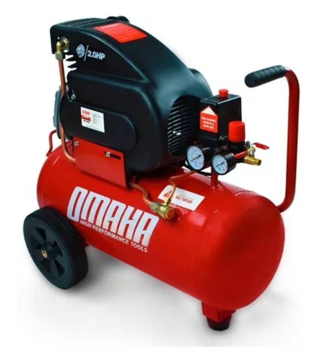 COMPRESOR DE AIRE 25 LITROS 2.0HO 8 BAR Omaha WD-2025