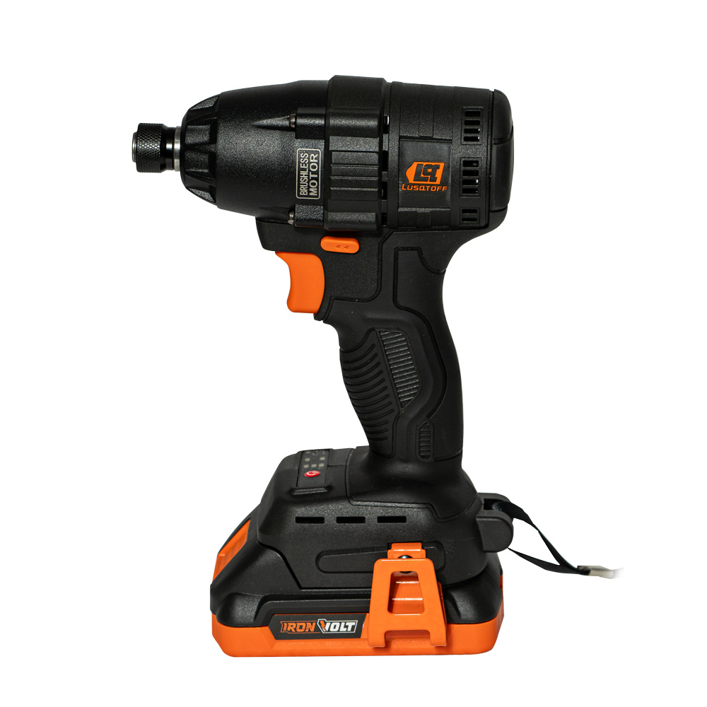 LLAVE DE IMPACTO INALAMBRICA 18V 1/4 2Ah Lüsqtoff LIL260-9BK
