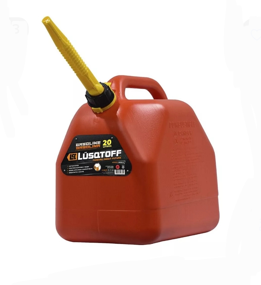 BIDON COMBUSTIBLE 20 LITROS NAUTICA/AUTOMOTOR Lüsqtoff PB20-N