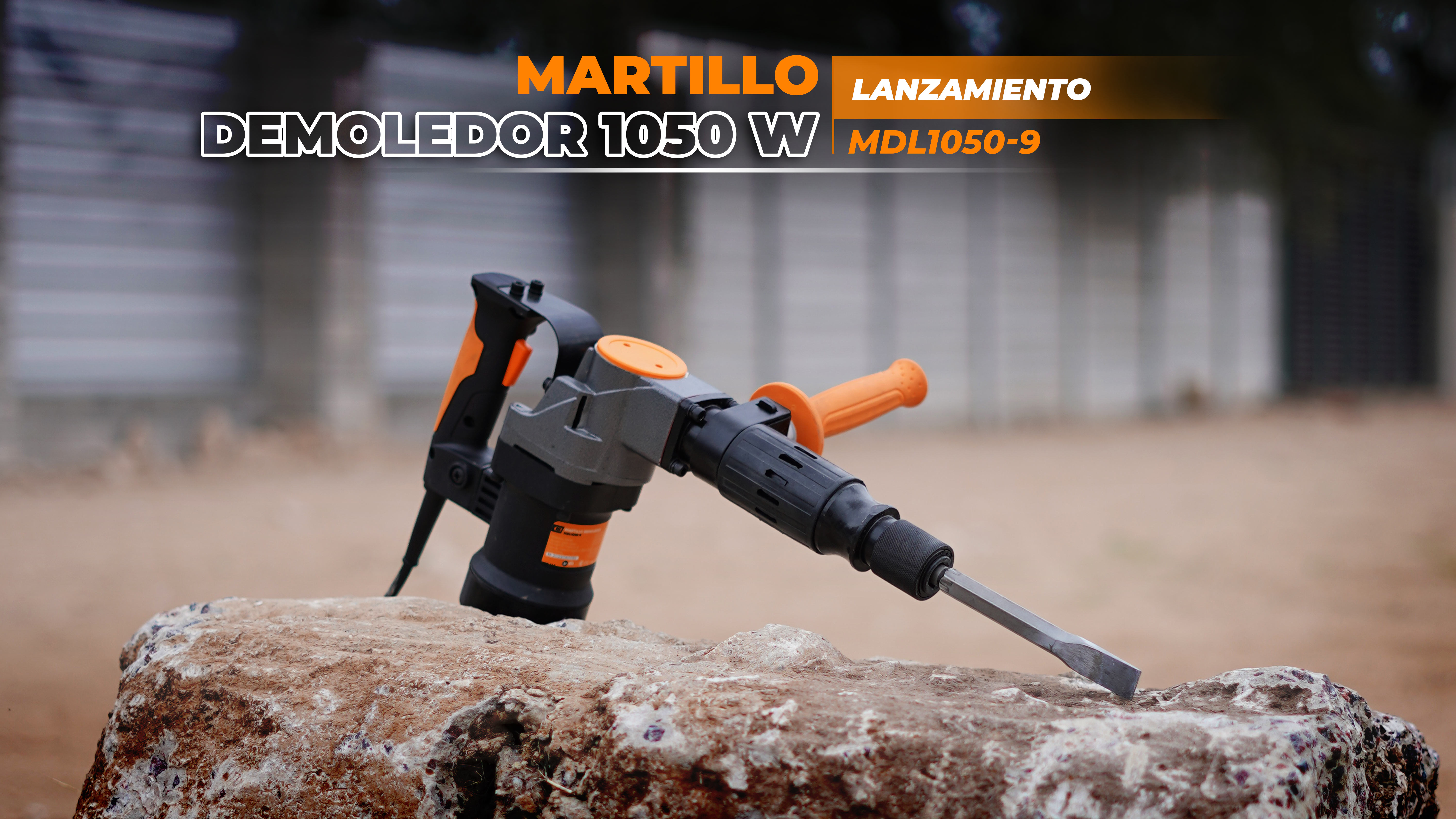 MARTILLO DEMOLEDOR 1050W  Lüsqtoff MDL1050-9