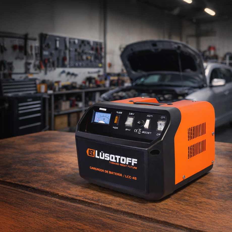 CARGADOR DE BATERIAS AUTO/CAMION/MTO 12/24V 30A Lüsqtoff LCC-45
