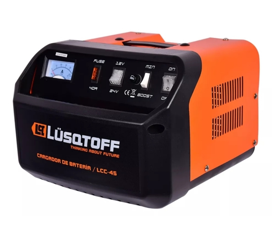 CARGADOR DE BATERIAS AUTO/CAMION/MTO 12/24V 30A Lüsqtoff LCC-45