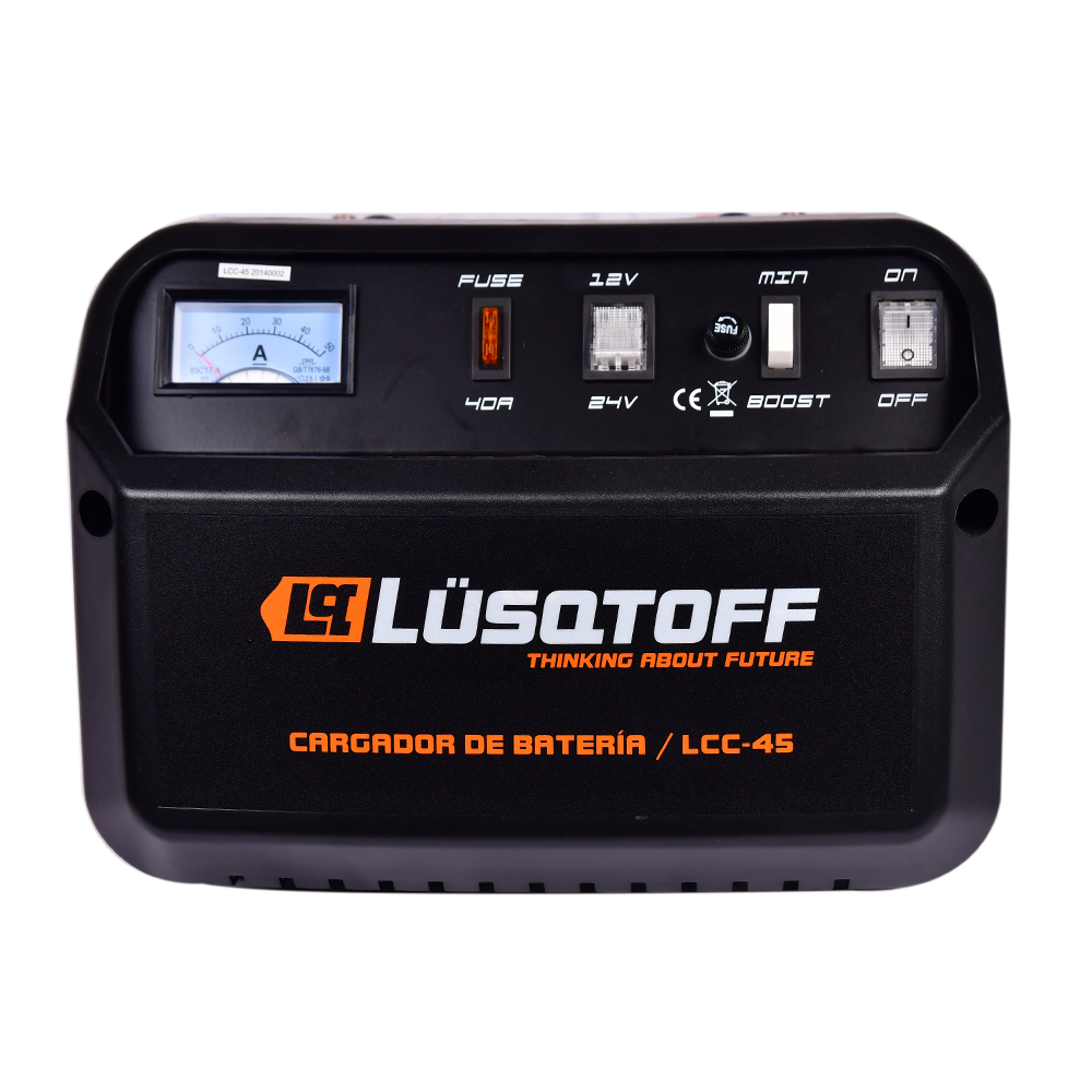 CARGADOR DE BATERIAS AUTO/CAMION/MTO 12/24V 30A Lüsqtoff LCC-45