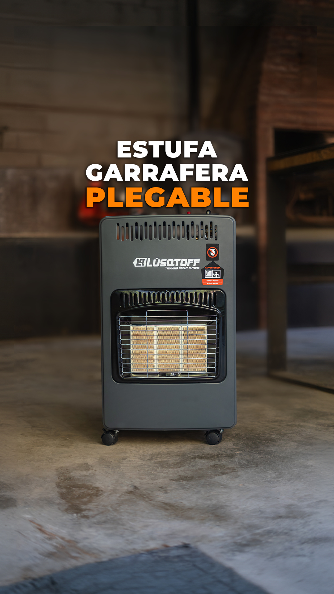 ESTUFA GARRAFERA PLEGABLE Lüsqtoff EIGL4-7P