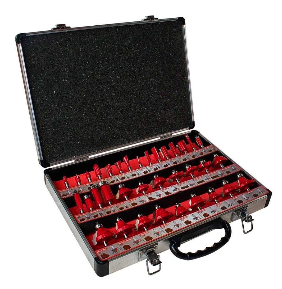 SET DE FRESAS 35 PIEZAS PARA MADERA Omaha SFR-35