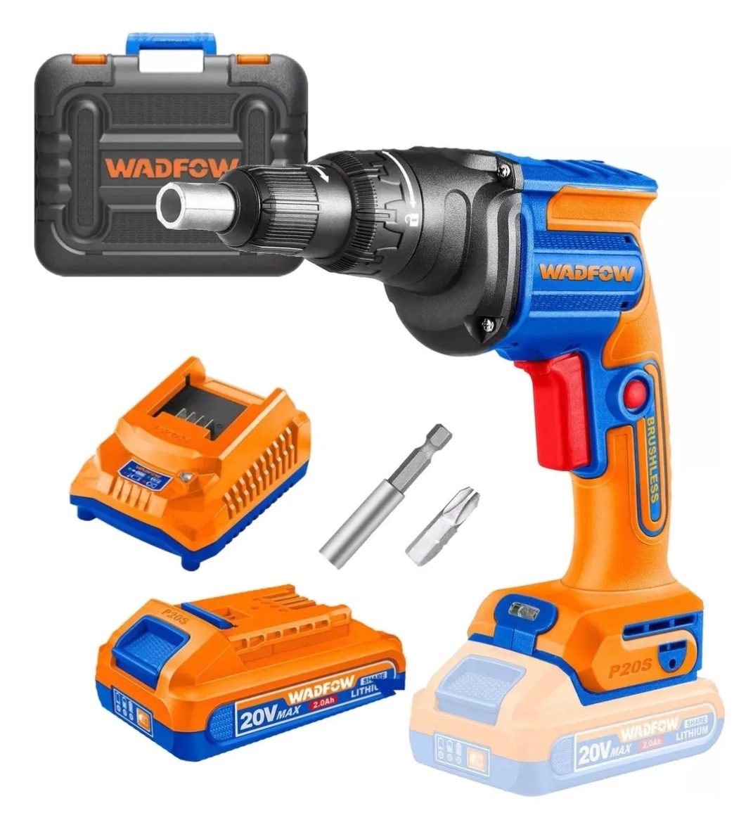 ATORNILLADOR DURLOCK 20V A BATERIA BRUSHLESS Wadfow WDS204281-4