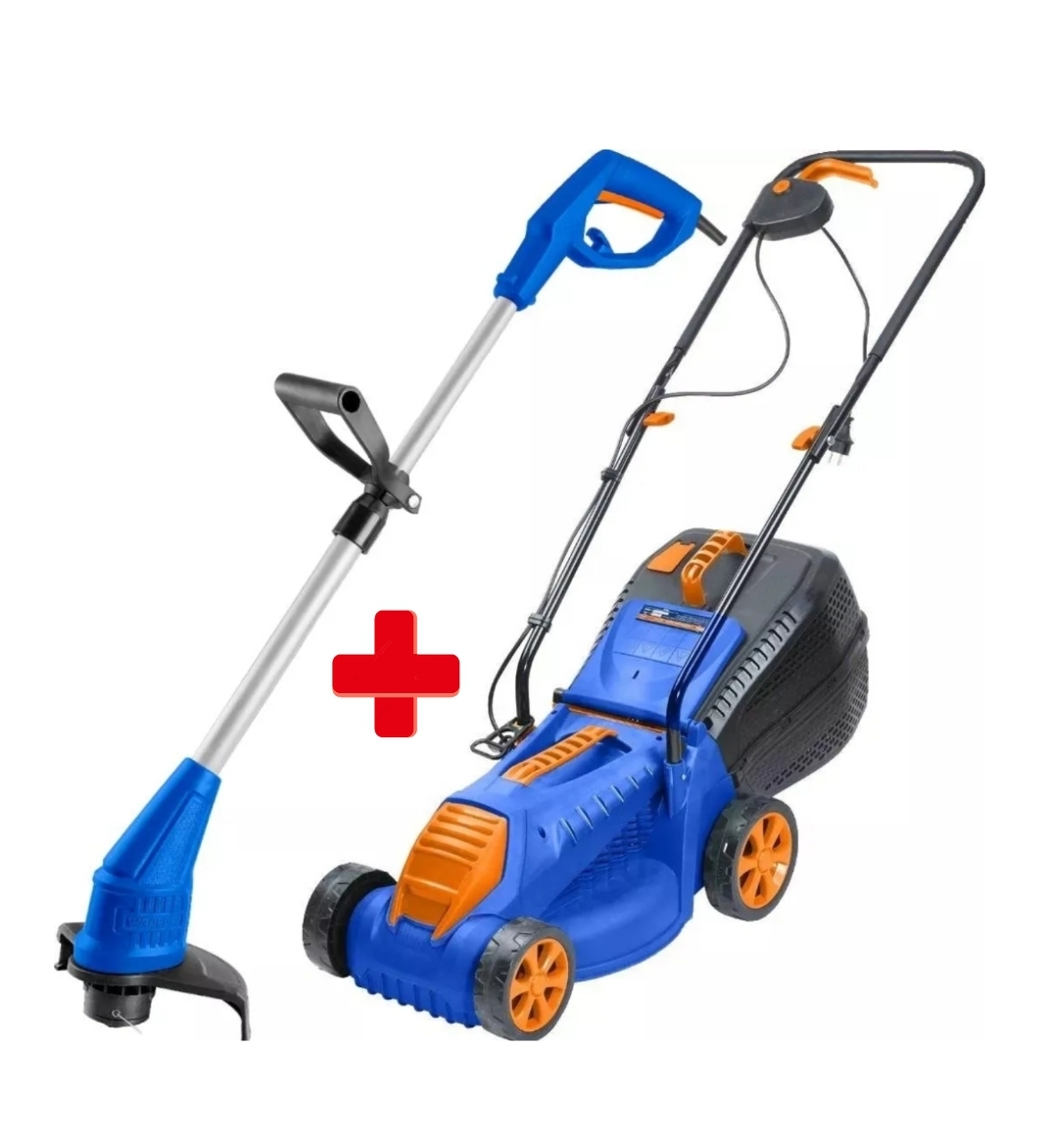 CORTADORA DE CESPED 1.200W+BORDEADORA 350W Wadfow WEN3201-1