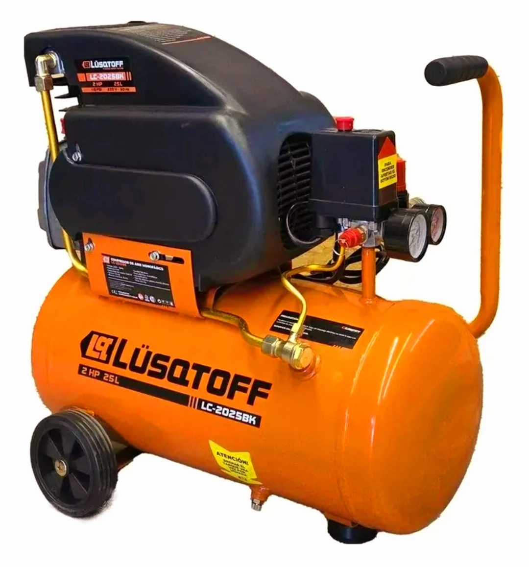 COMPRESOR DE AIRE 25 LITROS 2HP 115 PSI Lüsqtoff LC-2025