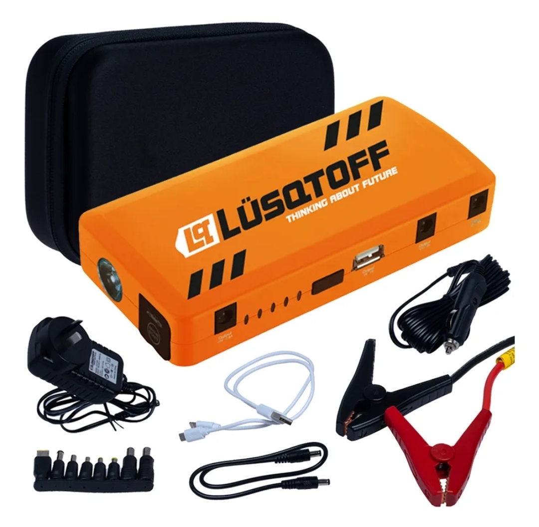 CARGADOR ARRANCADOR DE BATERIAS 12V PORTATIL AUTO/MOTO Lüsqtoff PI-300