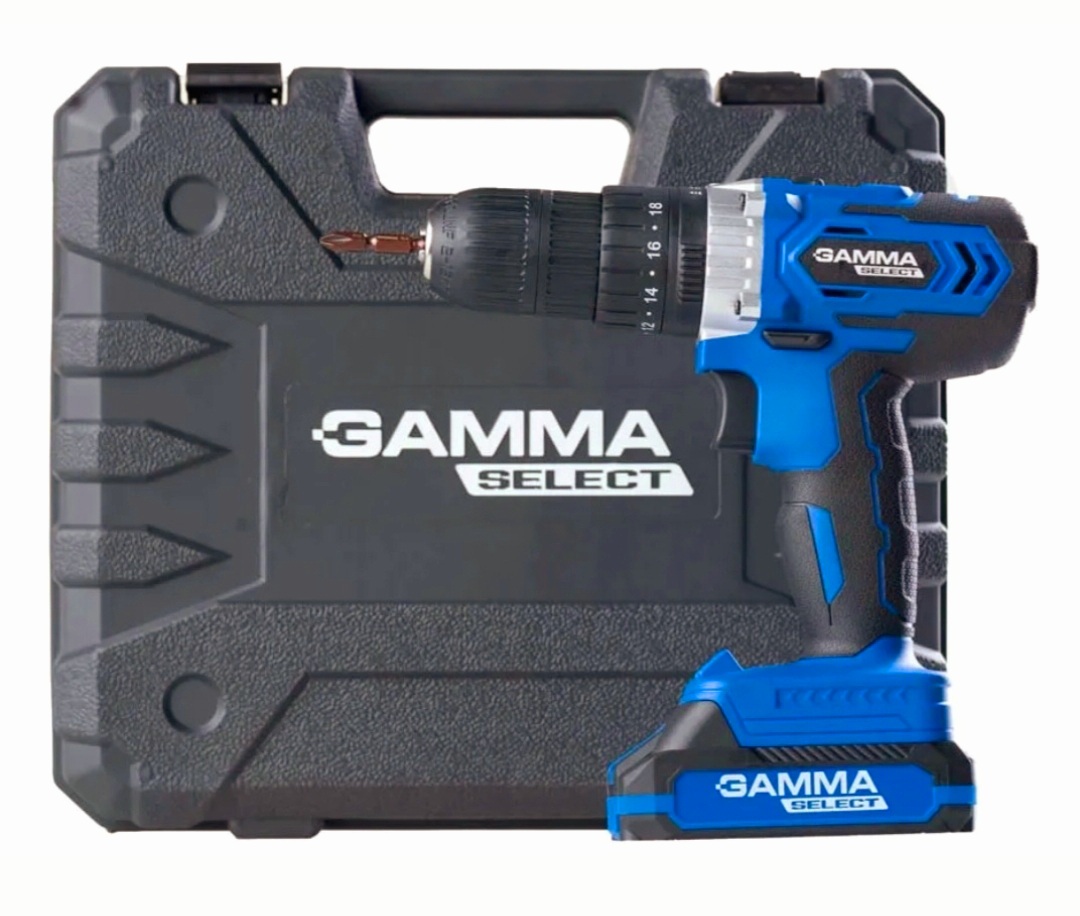 TALADRO  PERCUTOR ATORNILLADOR DE IMPACTO 20V 13MM Gamma G12601KAR