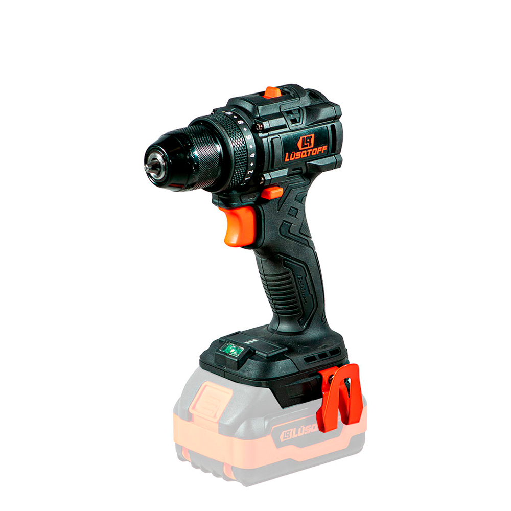 TALADRO ATORNILLADOR  INALAMBRICO 18V 10mm BRUSHLESS BATERIA+CARGADOR BLACK SERIES Lüsqtoff TAL60-9B