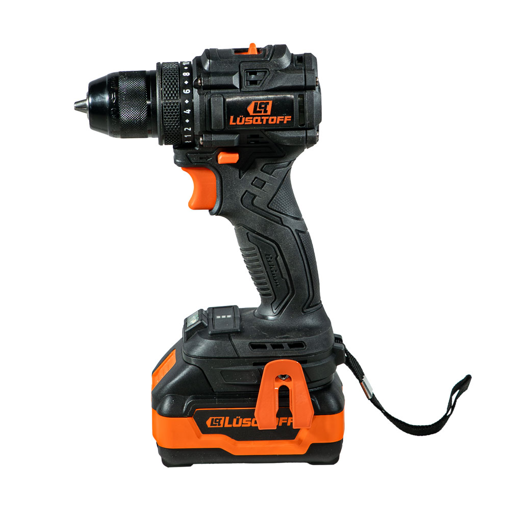TALADRO ATORNILLADOR  INALAMBRICO 18V 10mm BRUSHLESS BATERIA+CARGADOR BLACK SERIES Lüsqtoff TAL60-9B