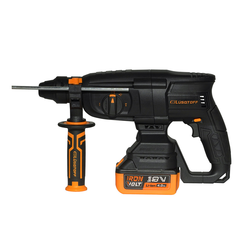 ROTOMARTILLO INALAMBRICO  18V 4.0Ah IRON VOLT BLACK SERIES Lüsqtoff RML4450-9BK