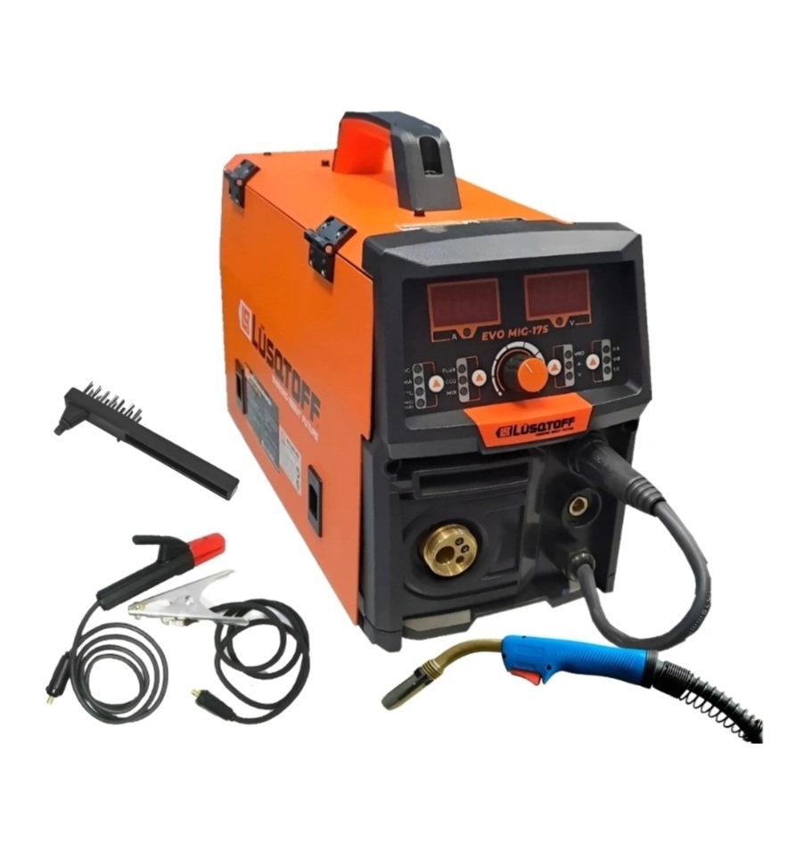 SOLDADORA INVERTER 3 EN 1 MIG/MMA/TIG EVO 175 160amp Lüsqtoff EVO MIG-175
