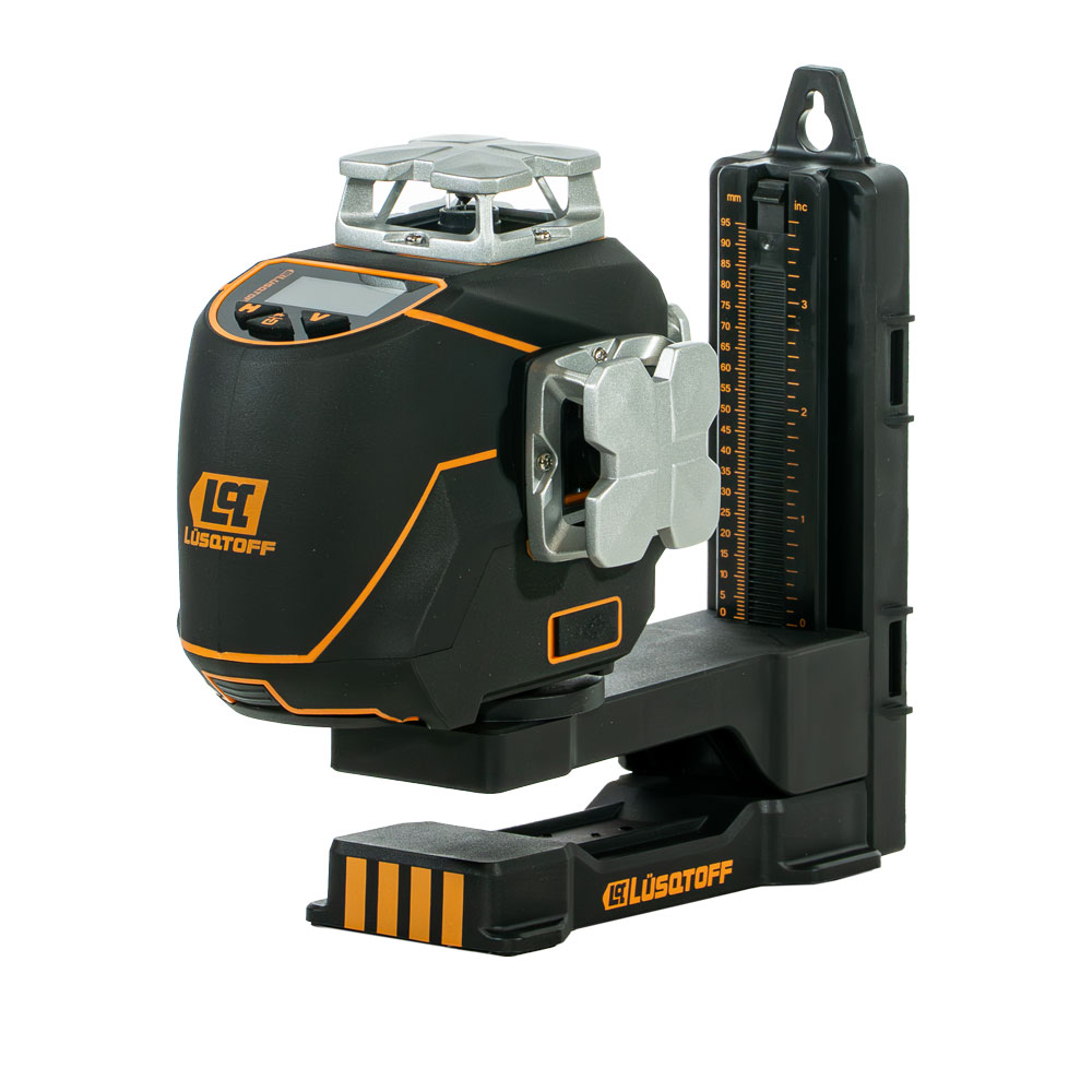 NIVEL LASER 360 GRADOS  20 MTS LCD  3 LINEAS VERDES BLACK SERIES Lüsqtoff NV20L-9