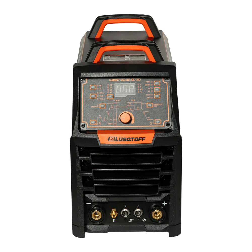 SOLDADORA INVERTER DUAL TIG/MMA AC/DC SUELDA ALUMINIO 200amp  SMART Lüsqtoff SMART TIG-ACDC-20
