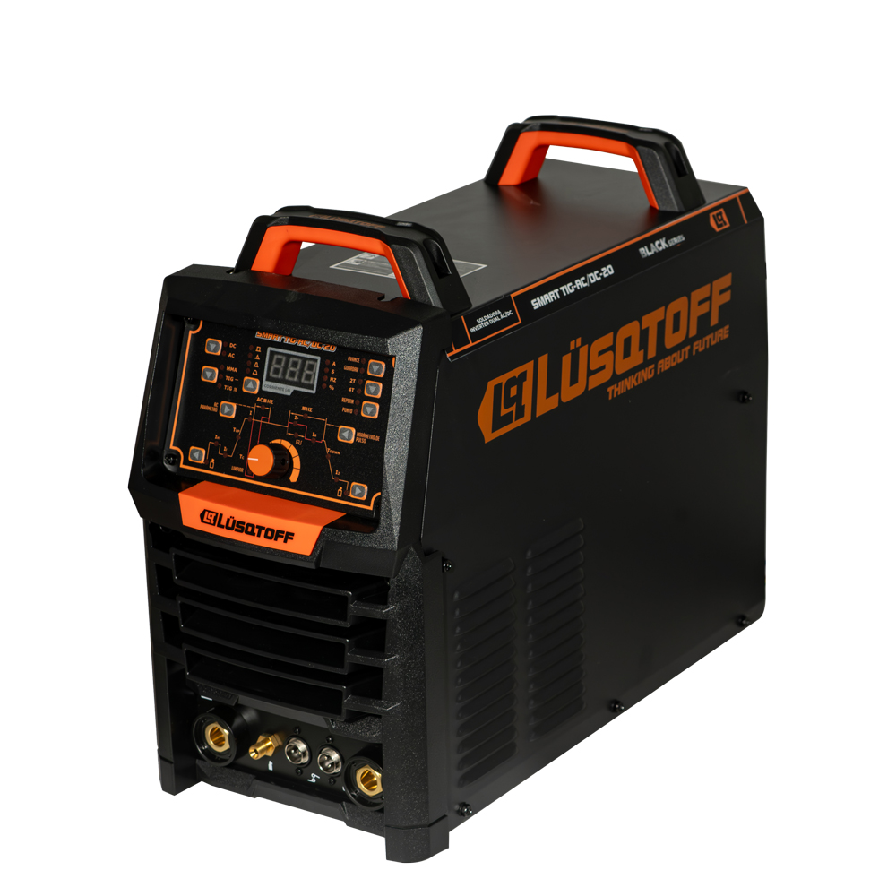 SOLDADORA INVERTER DUAL TIG/MMA AC/DC SUELDA ALUMINIO 200amp  SMART Lüsqtoff SMART TIG-ACDC-20