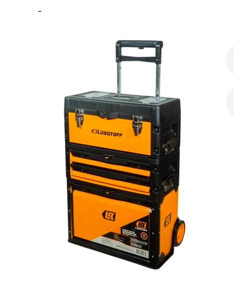 CARRO PORTA HERRAMIENTAS 3 EN 1 PROFESIONAL METALICO REFORZADO Lüsqtoff L8106
