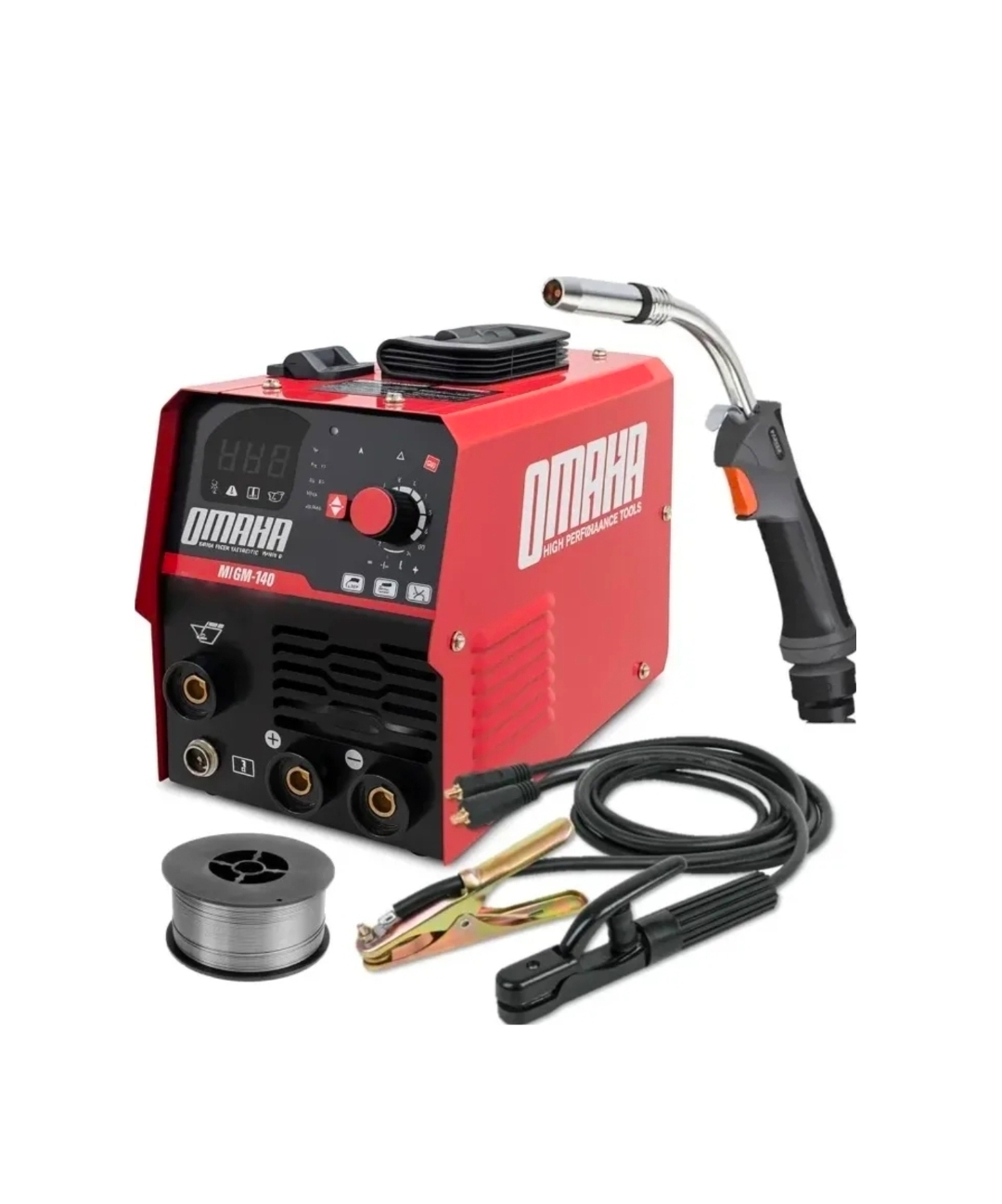 SOLDADORA INVERTER 3 EN 1 MIG/MMA/LIFTTIG 140 AMP Omaha MIGM-140