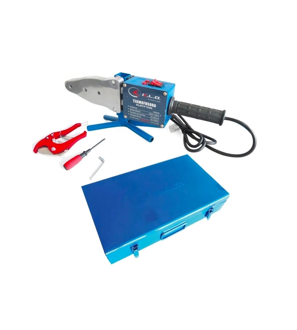 TERMOFUSORA 1500 CON MALETIN Y ACCESORIOS Varios KLDTF1500