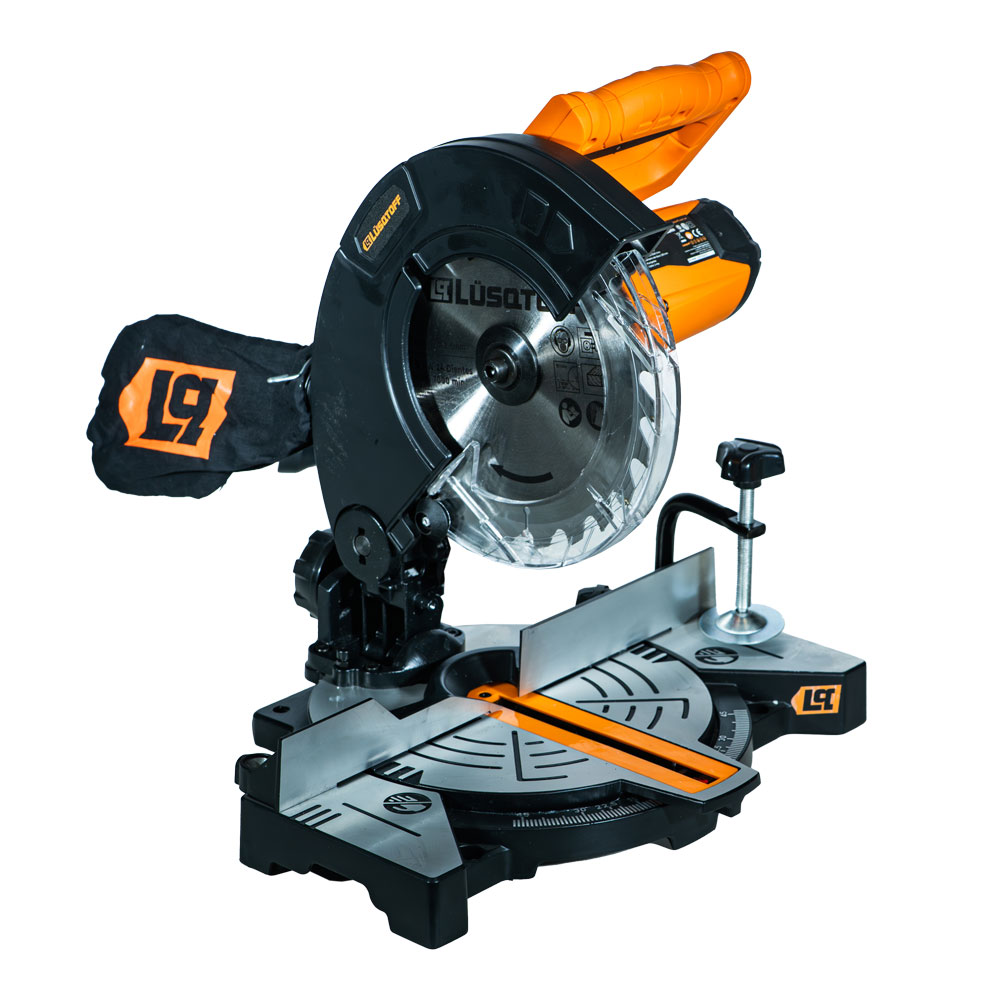 SIERRA INGLETADORA DE BANCO 1250W 210mm + DISCO Lüsqtoff LQI1250-8