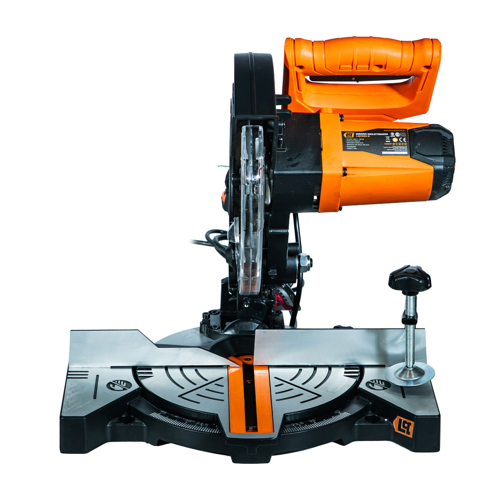 SIERRA INGLETADORA DE BANCO 1250W 210mm + DISCO Lüsqtoff LQI1250-8