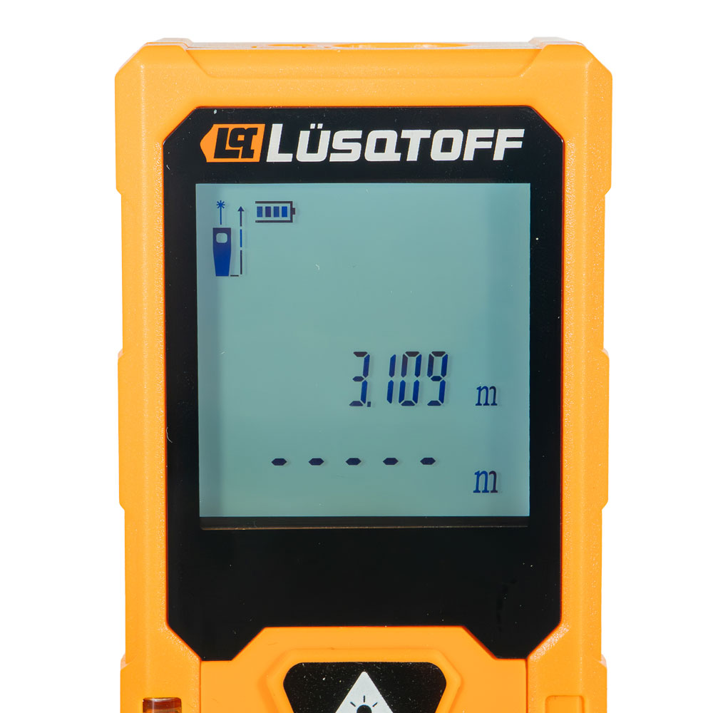 MEDIDOR DE DISTANCIA LASER 50 METROS PROFESIONAL LUZ ROJA Lüsqtoff MEDL50-8